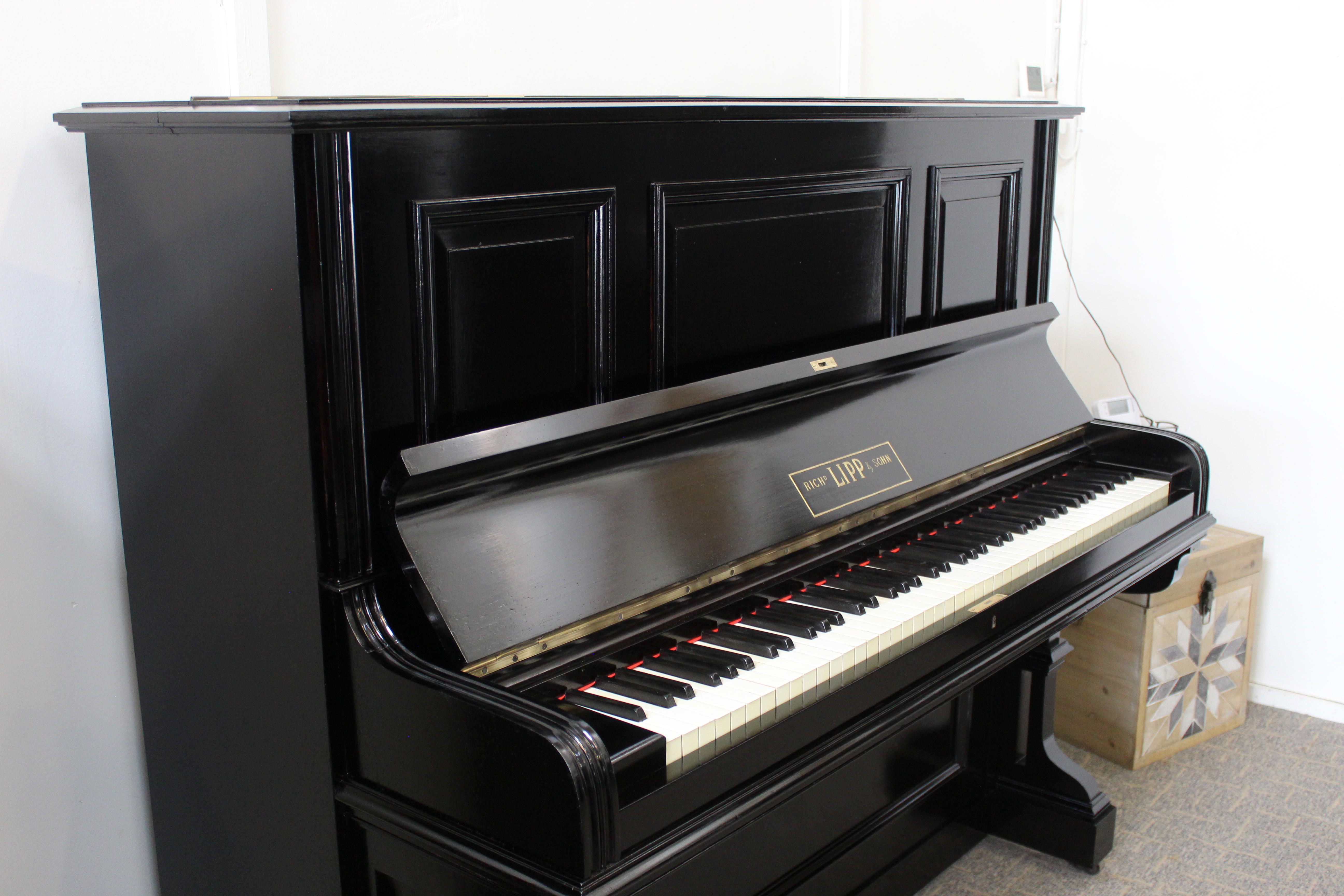 Richard Lipp, Repolished Ebony Restored Piano, £5,500