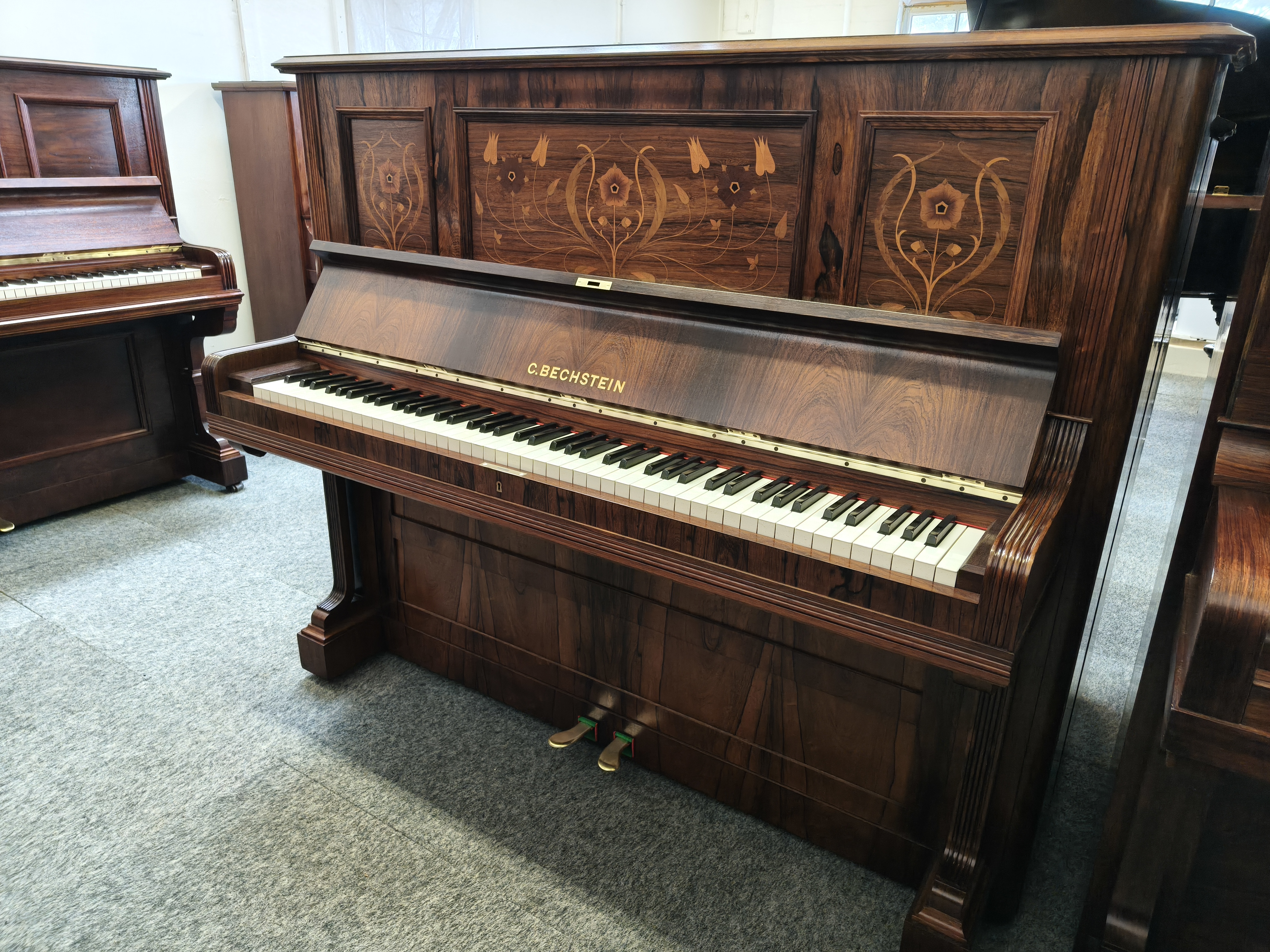 C. Bechstein Model 3, Fabulously Inlaid Rosewood Piano, £5,000