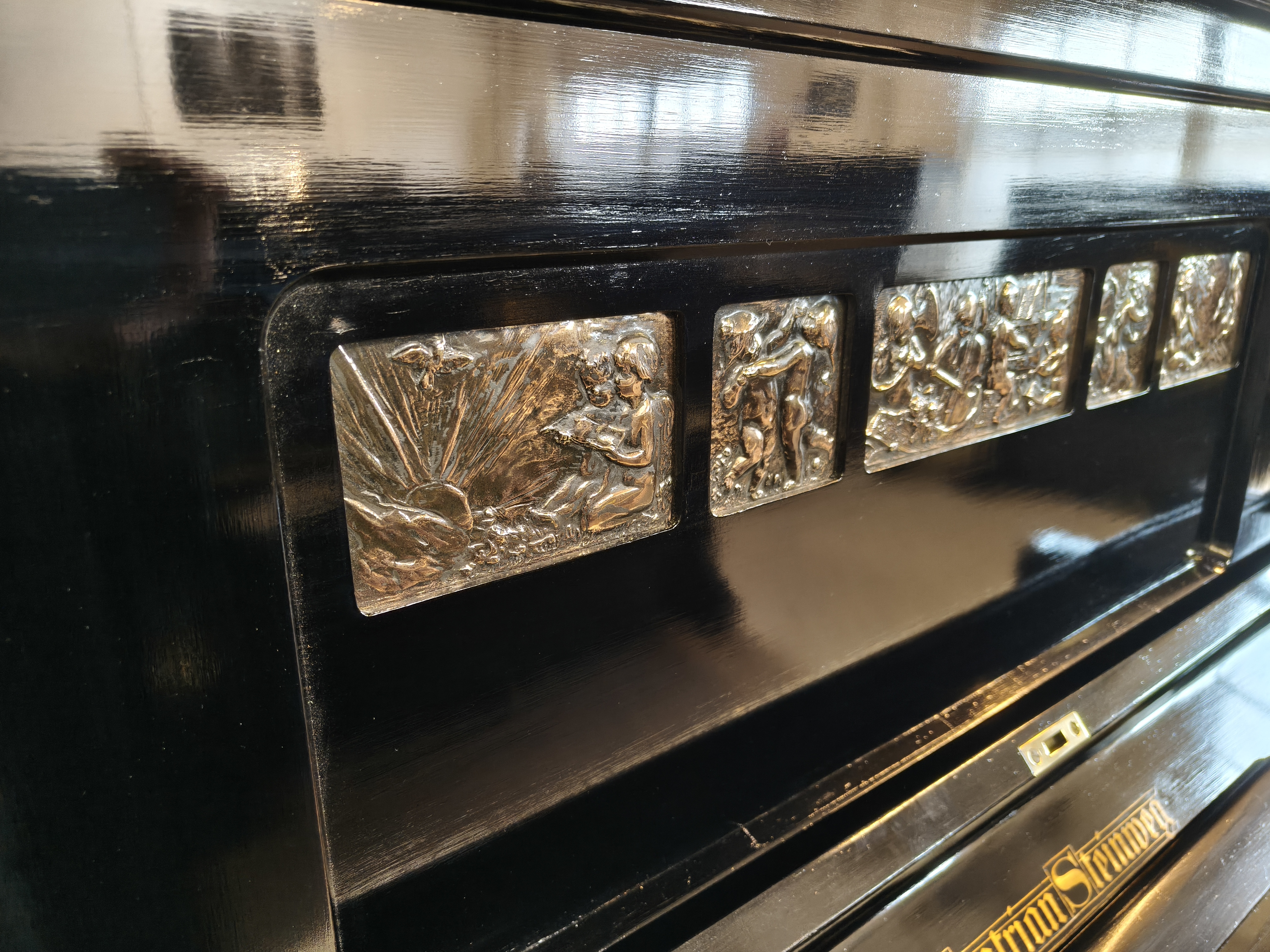 Grotrian Steinweg, Concert Model 136, Ebony German Piano, £6,500 - Image 10