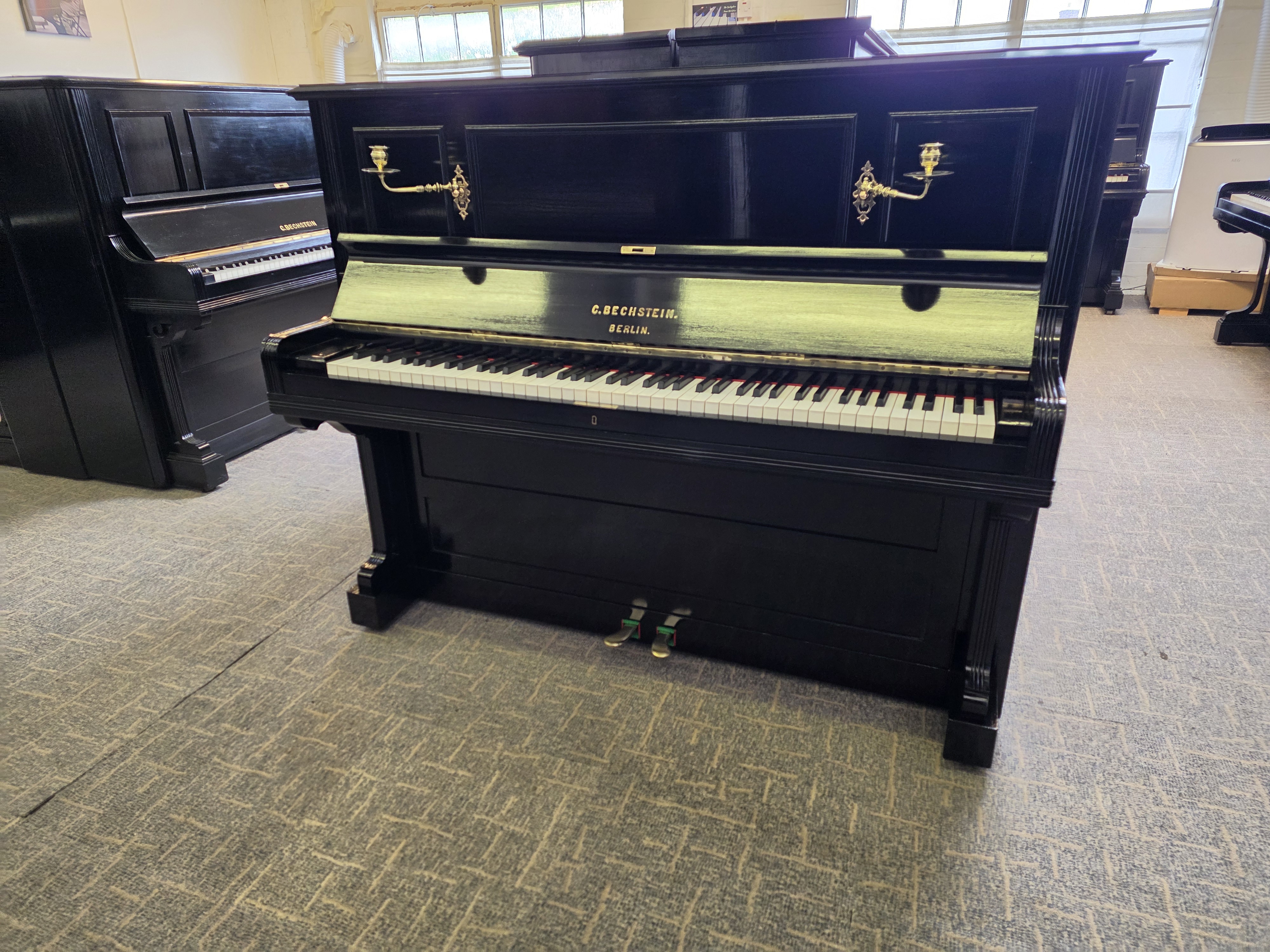 C. Bechstein Model 4, Repolished Ebony Piano £3,600 - Image 2