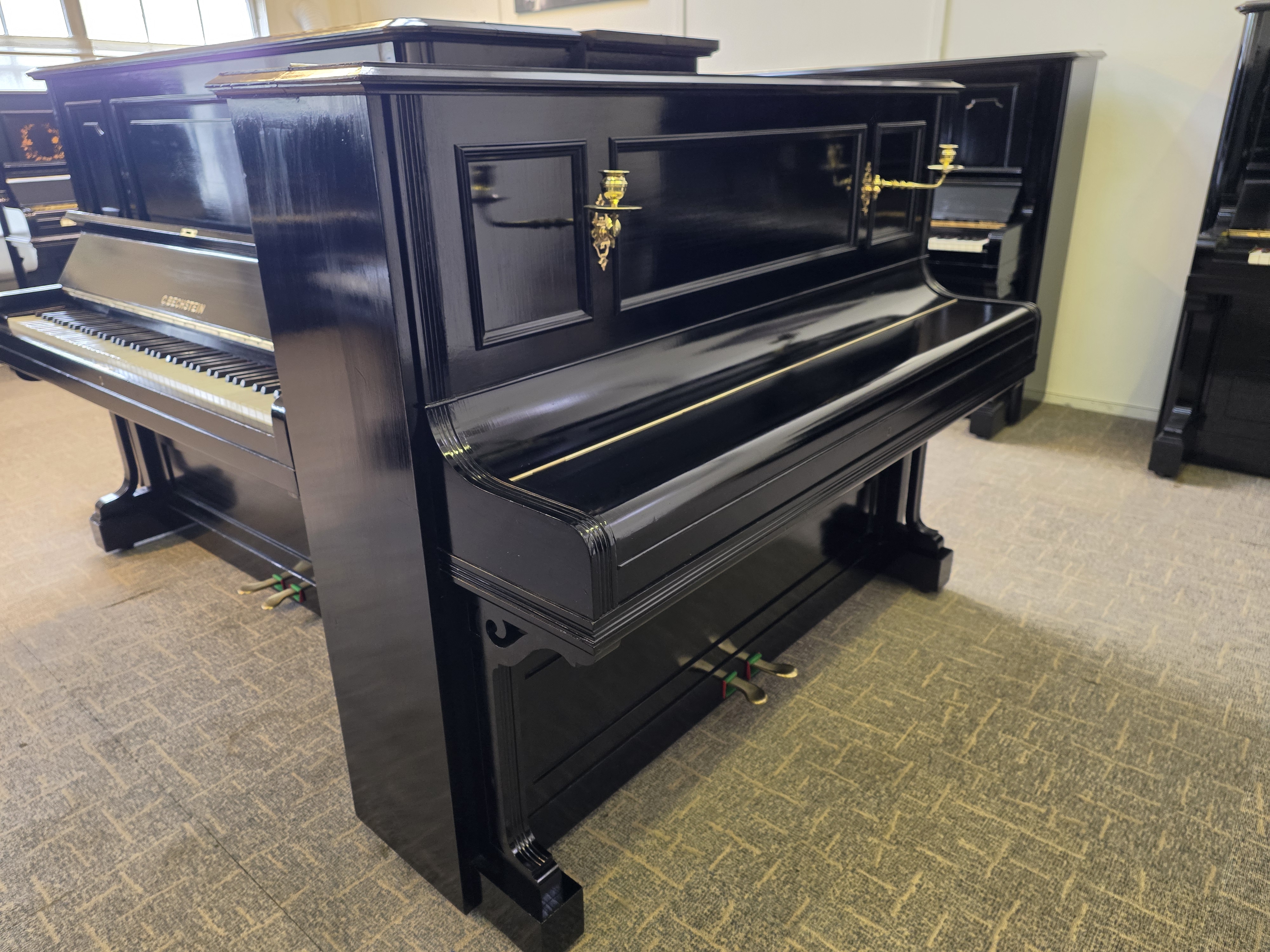 C. Bechstein Model 4, Repolished Ebony Piano £3,600 - Image 8