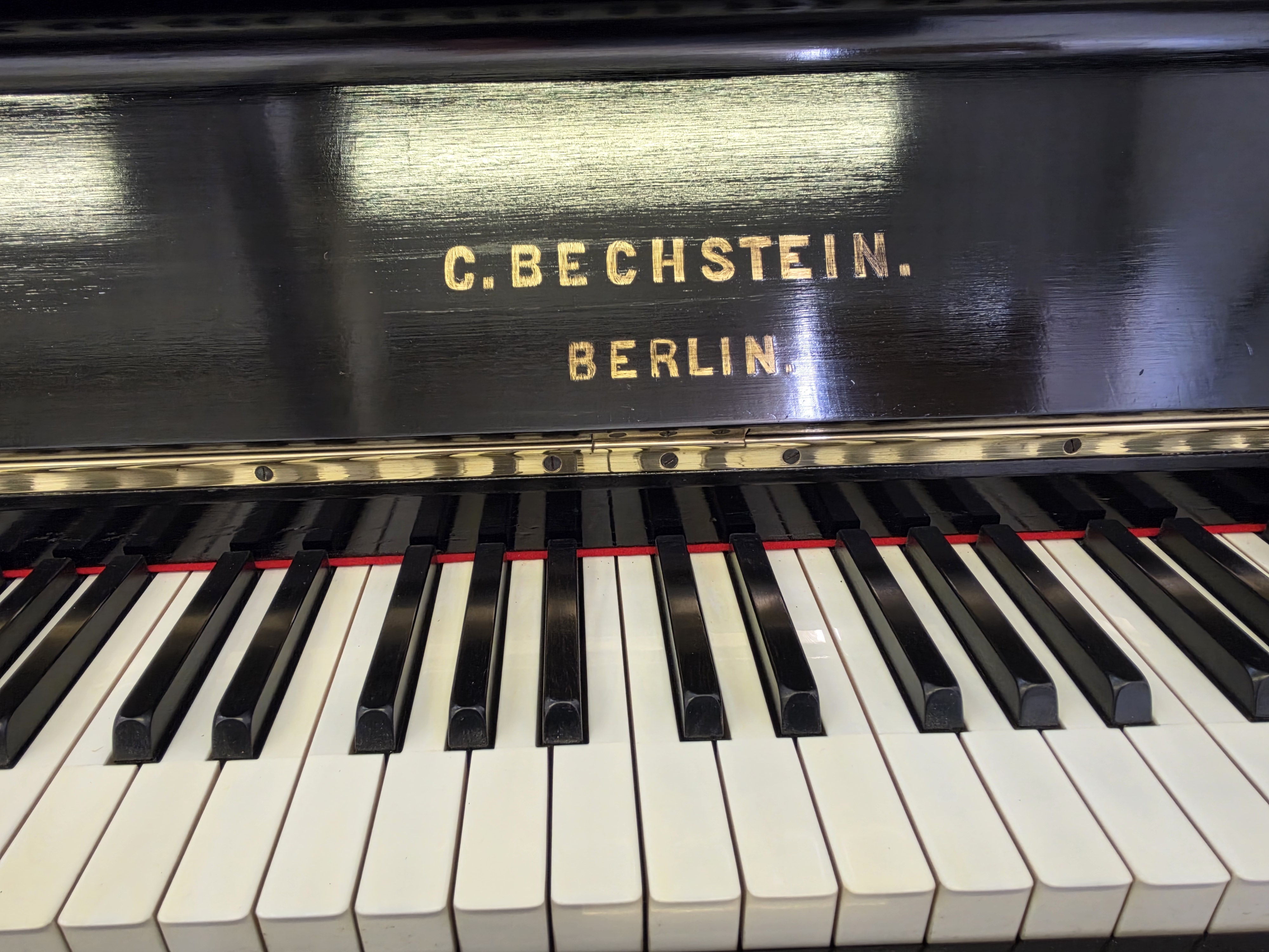 C. Bechstein Model 4, Repolished Ebony Piano £3,600 - Image 4