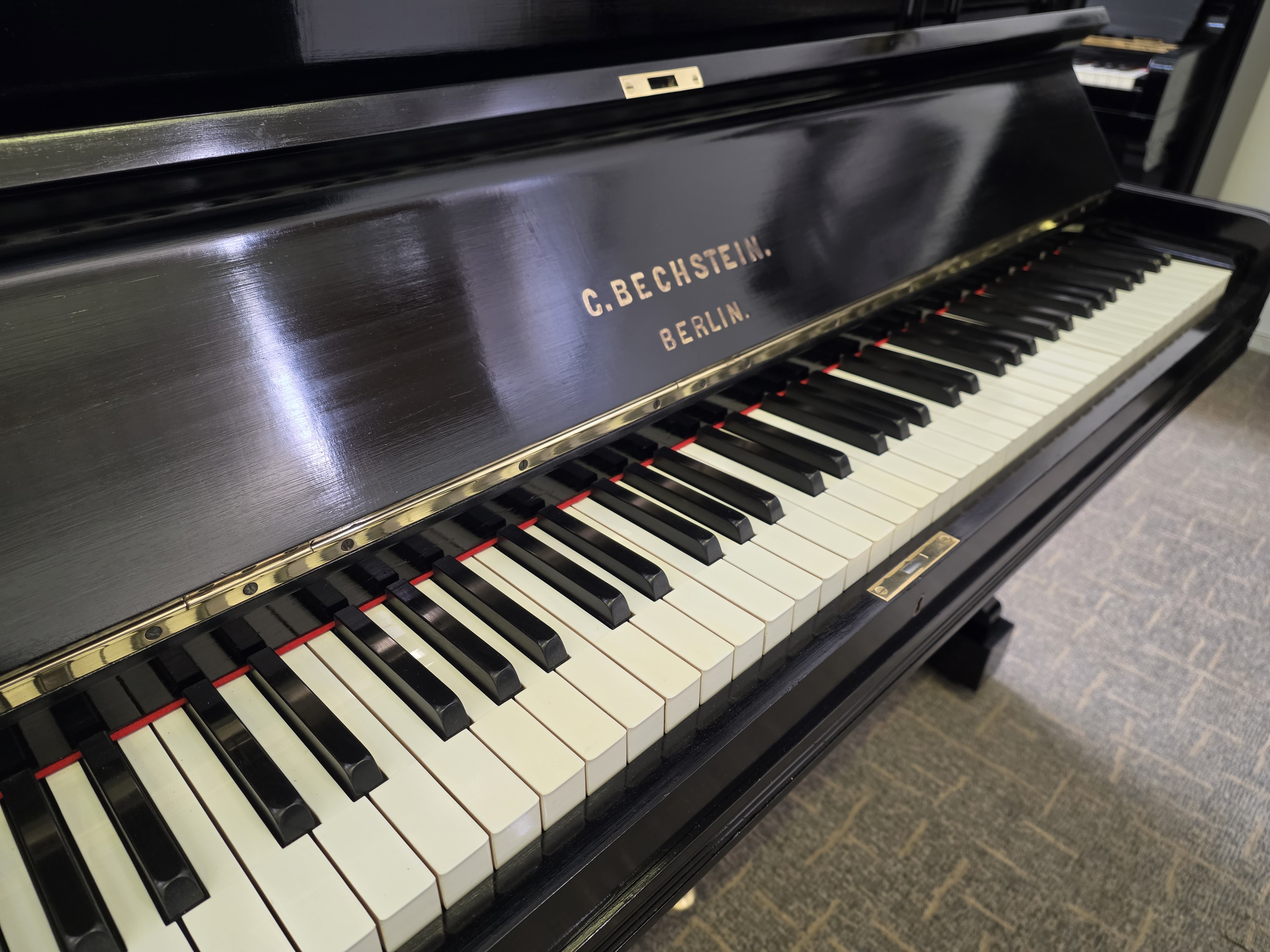 C. Bechstein Model 4, Repolished Ebony Piano £3,600 - Image 7