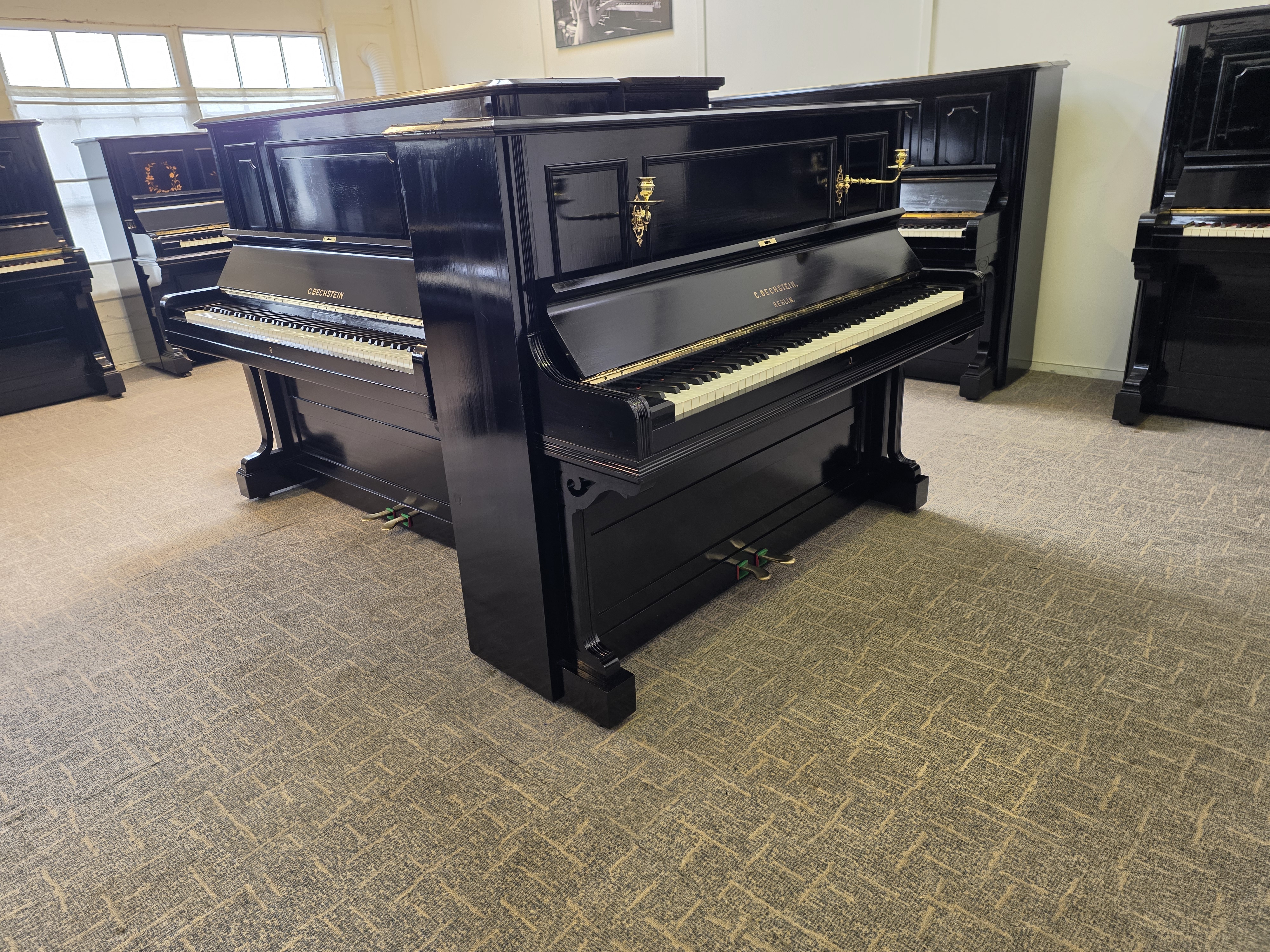 C. Bechstein Model 4, Repolished Ebony Piano £3,600 - Image 11