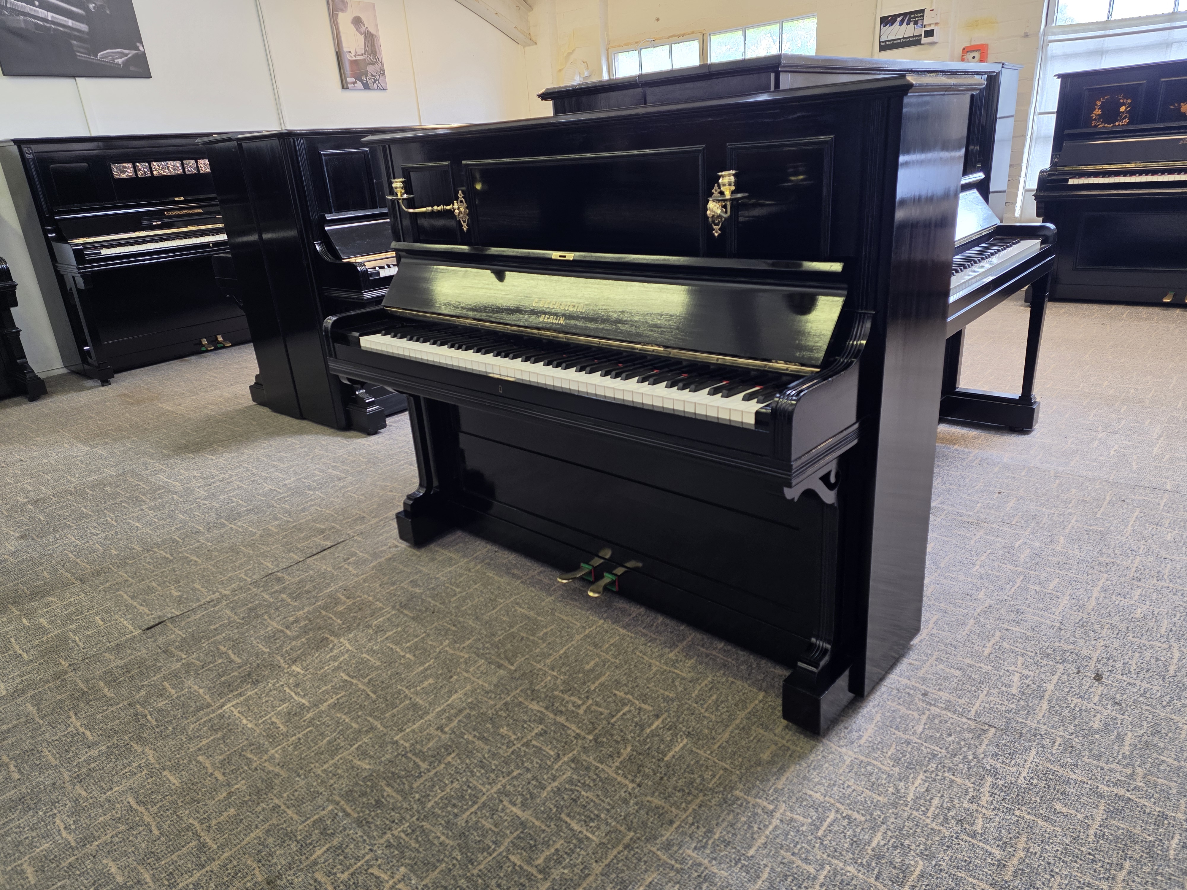 C. Bechstein Model 4, Repolished Ebony Piano £3,600 - Image 5