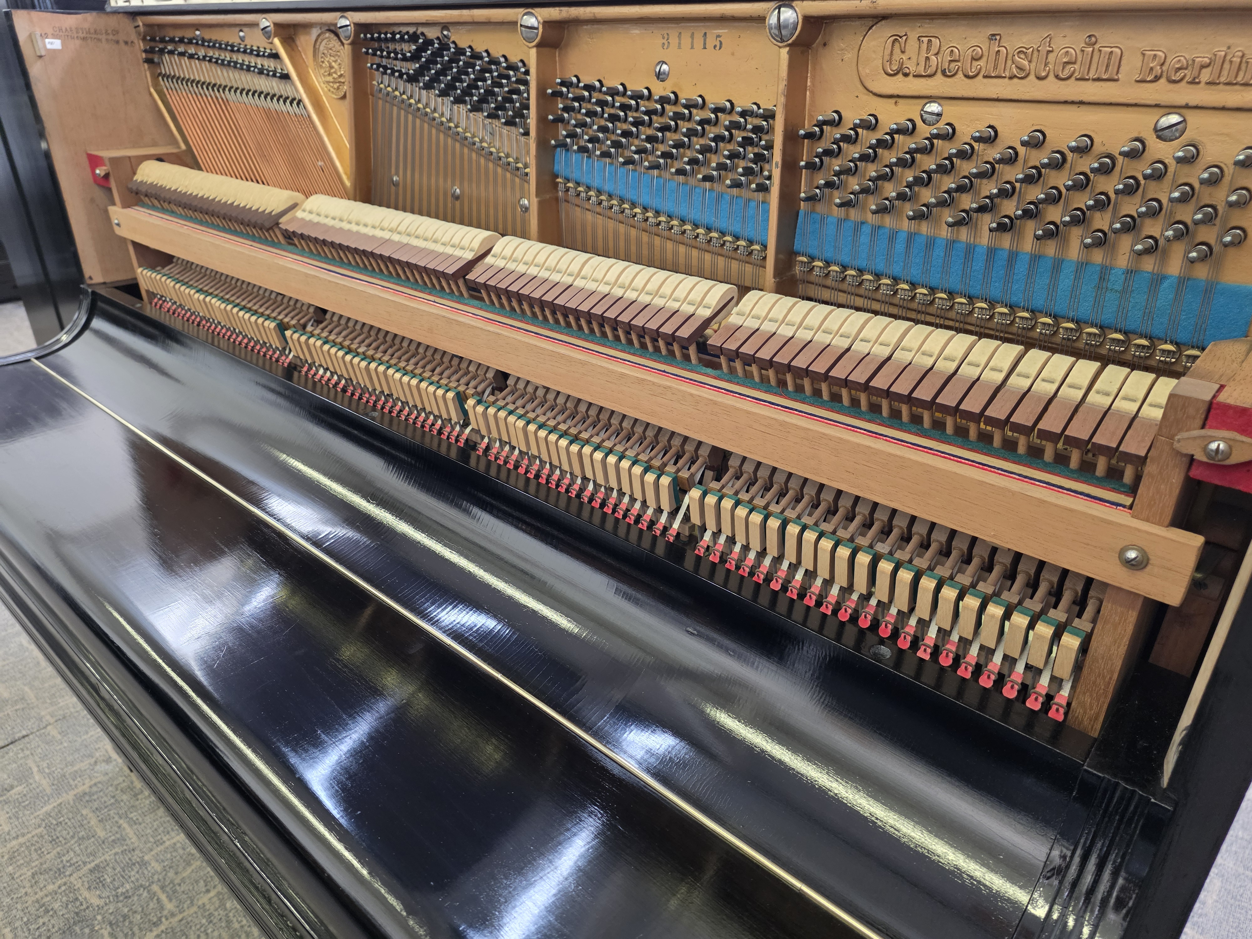 C. Bechstein Model 4, Repolished Ebony Piano £3,600 - Image 18