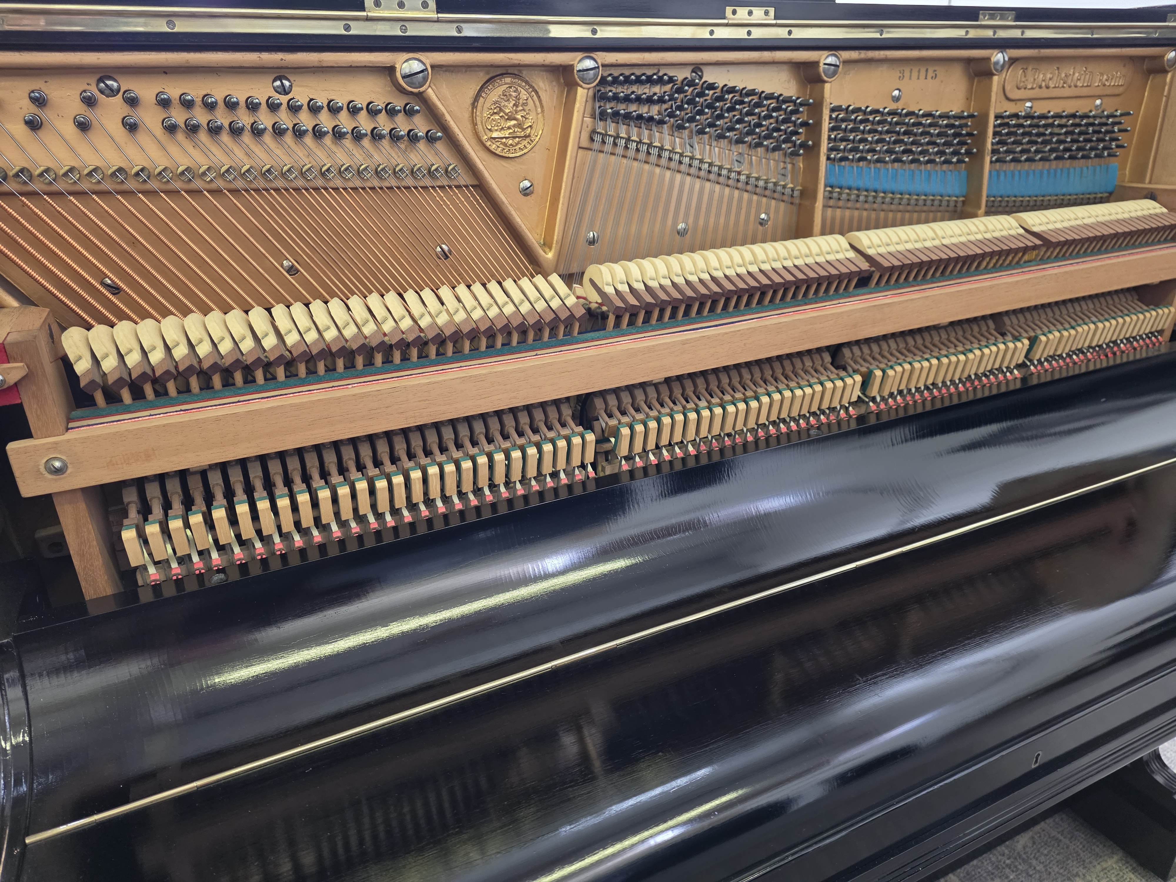 C. Bechstein Model 4, Repolished Ebony Piano £3,600 - Image 15
