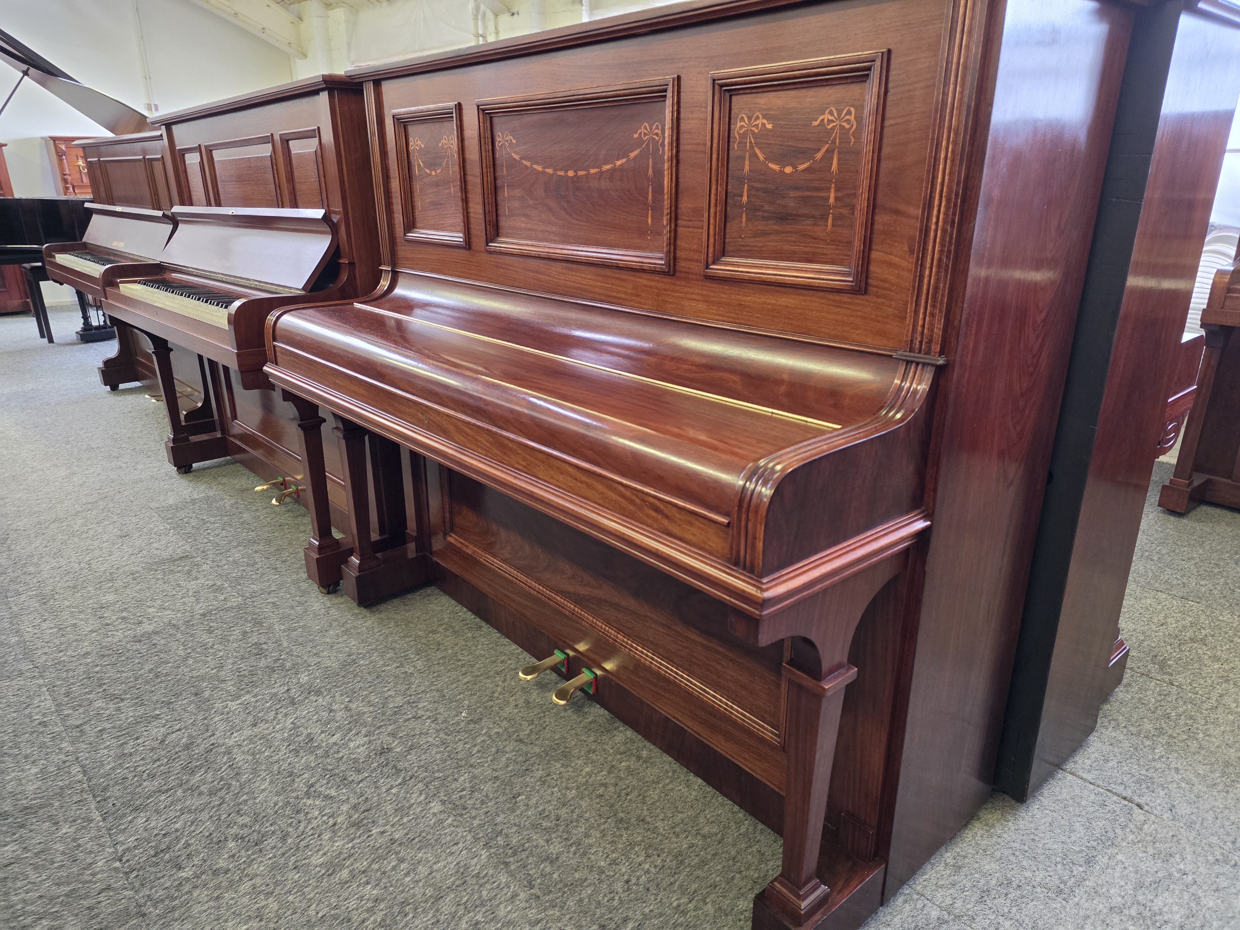Richard Lipp, Rosewood Decoratively Inlaid Piano £5,500 - Image 5