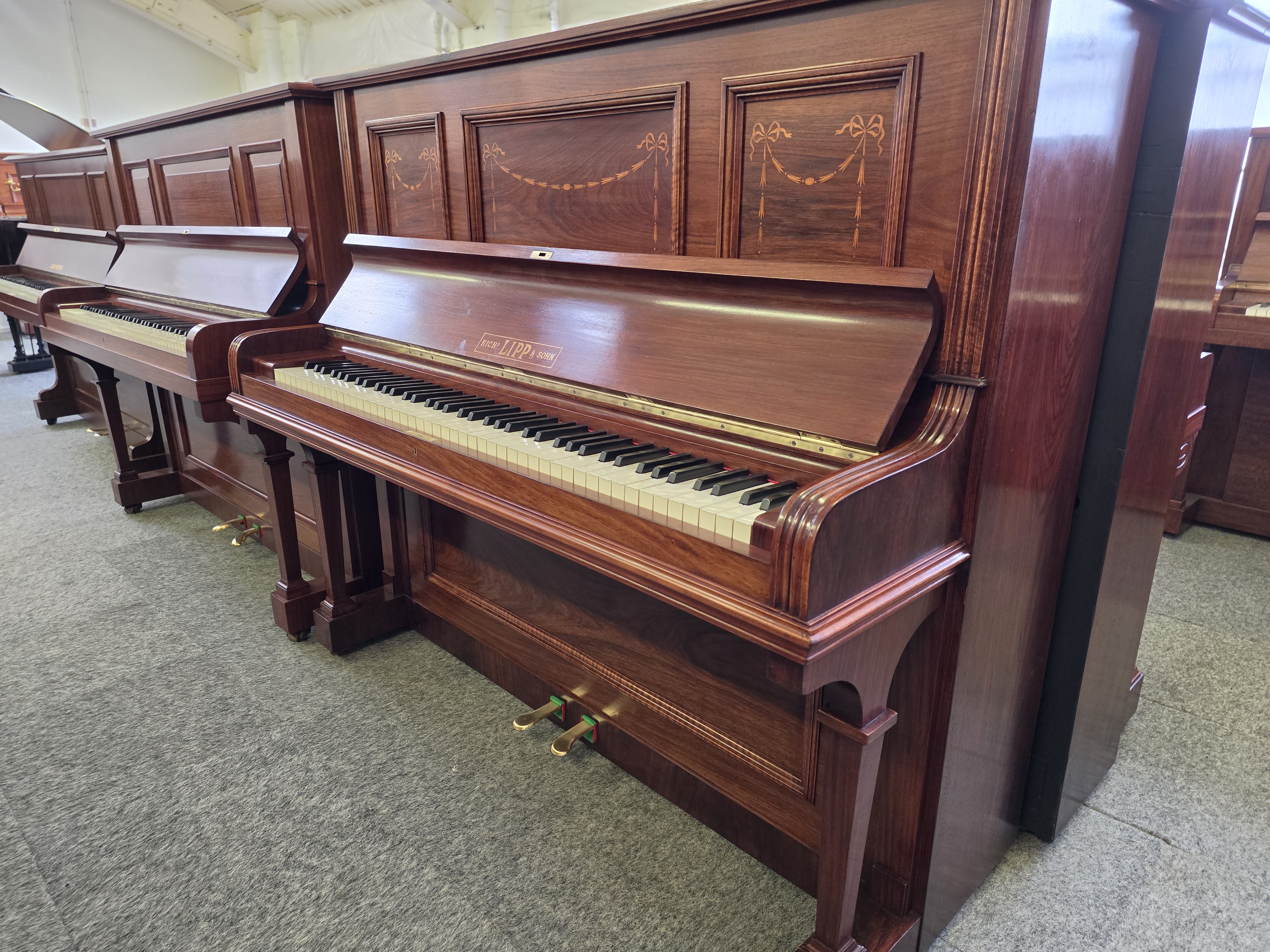 Richard Lipp, Rosewood Decoratively Inlaid Piano £5,500
