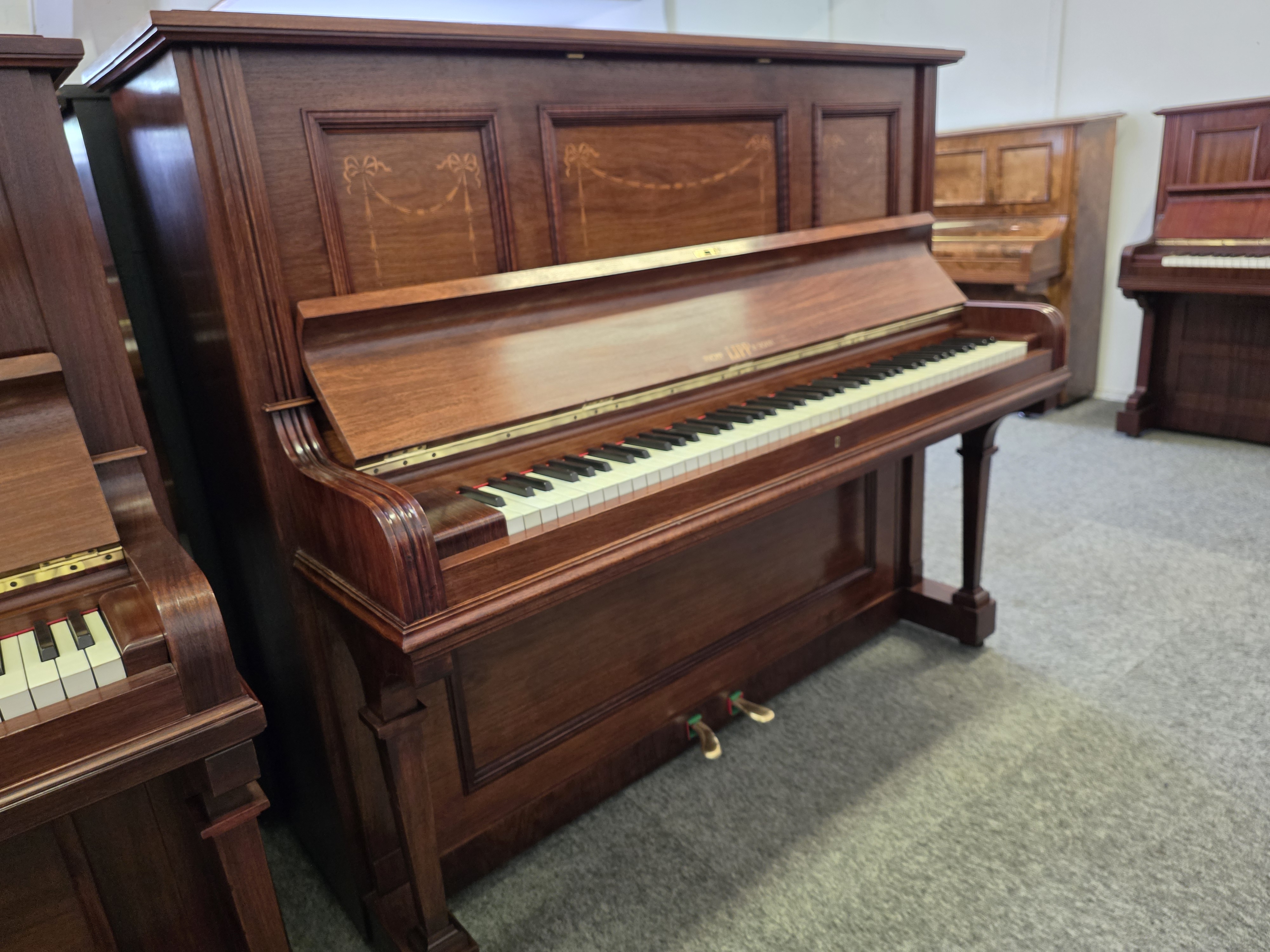 Richard Lipp, Rosewood Bow Inlaid Piano £5,500